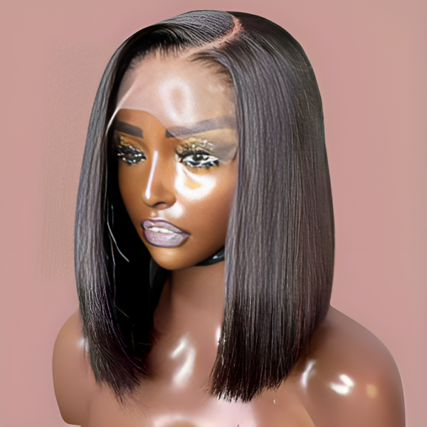 Double draw closure wig