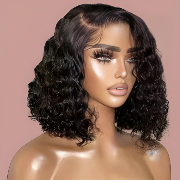 Water wave closure wig