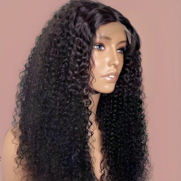 Jerry curly closure wig