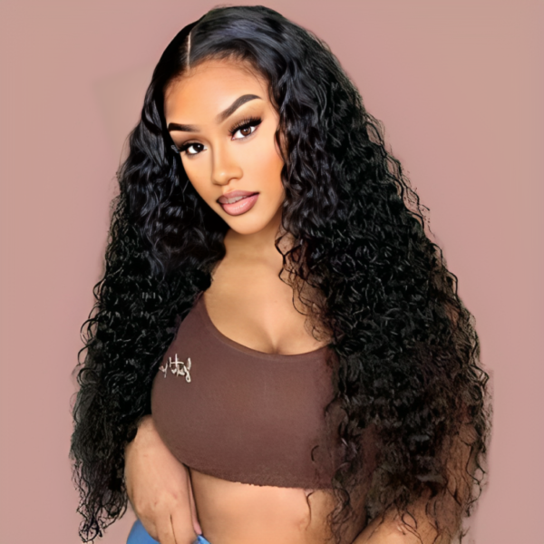 Water wave closure wig