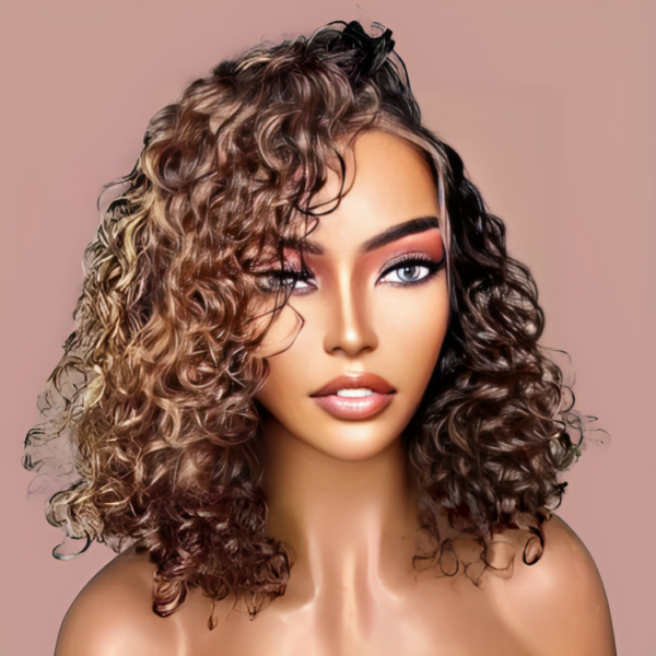 Lace frontal curly wig