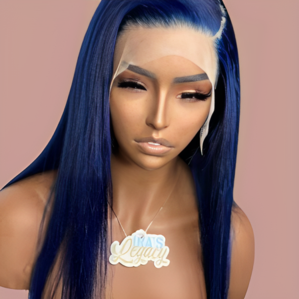 Bone straight lace wig