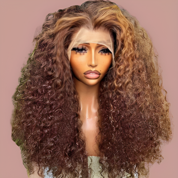 Lace frontal jerry curly wig