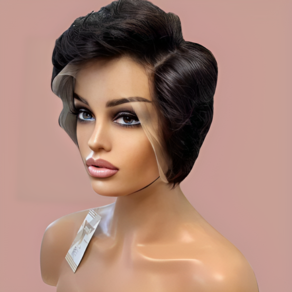 Lace frontal pixie wig