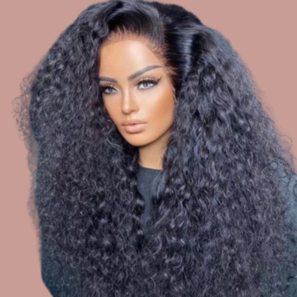 HD frontal jerry curly wig